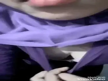 Dokumentasi Ukhti Hijab Ungu Live Kasur poster